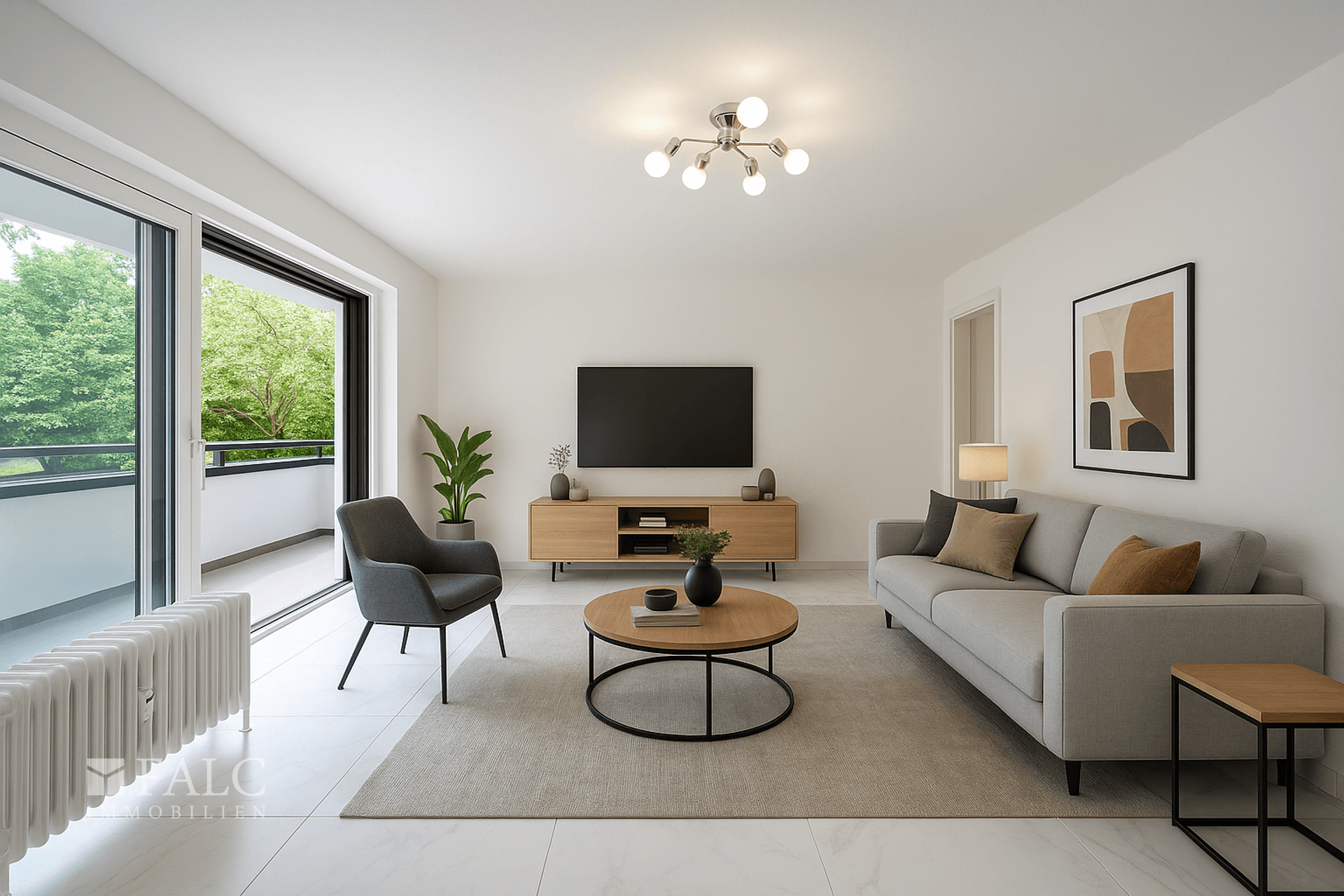 Einrichtungsbeispiel Wohnzimmer